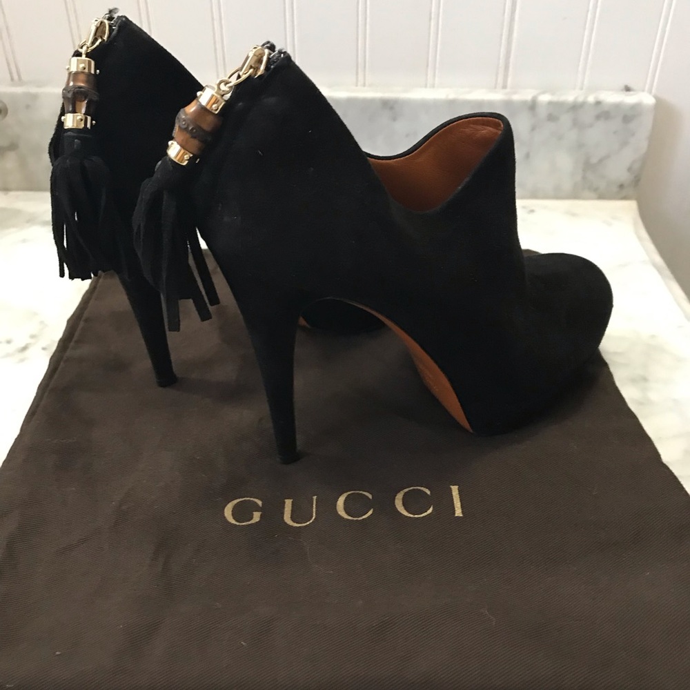 Gucci Black Booties